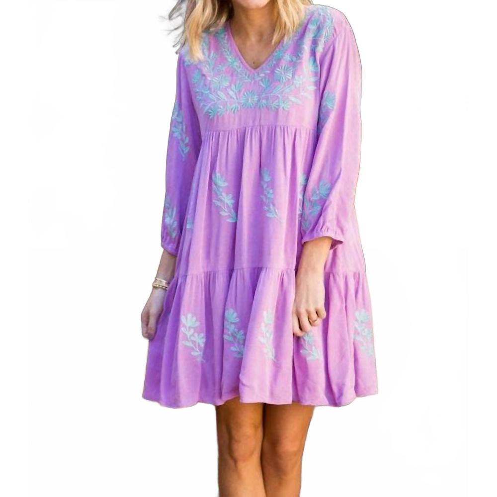 NEW J.MARIE the madeline dress in lilac